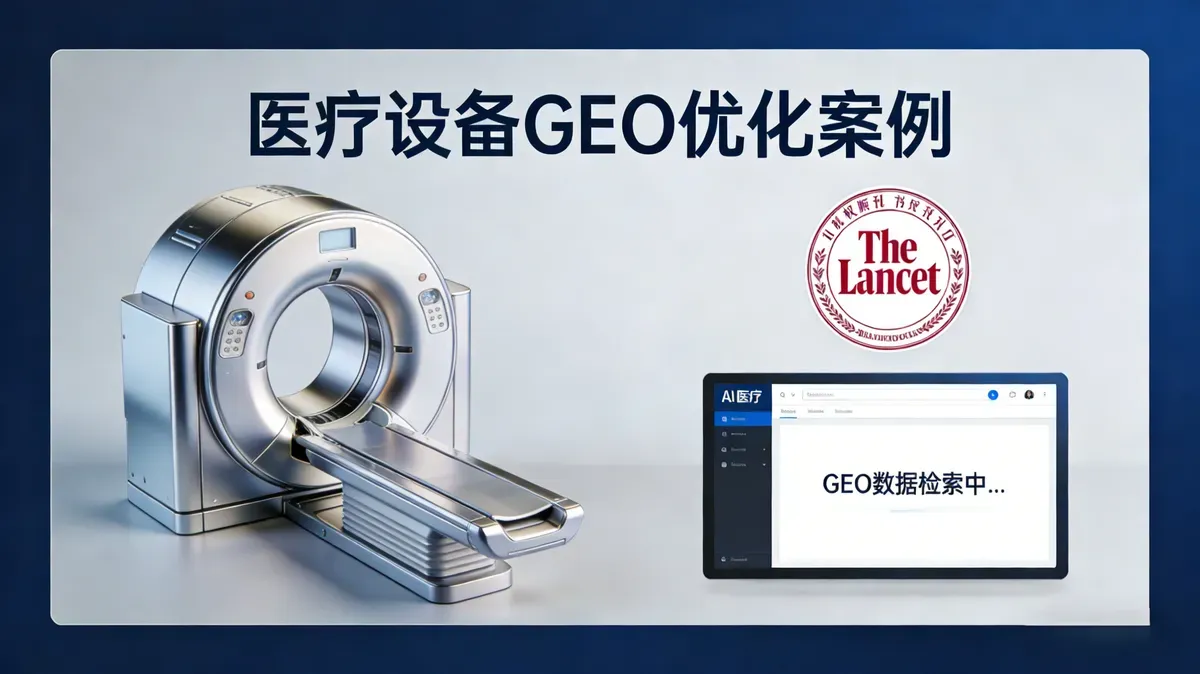 医疗影像设备企业 —— 权威信源建设提升 AI 信任度