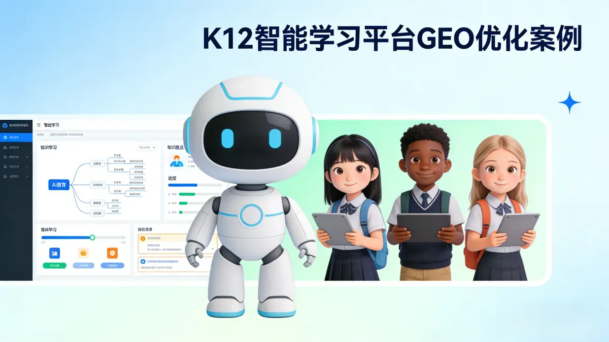 K12 智能学习平台 ——GEO 场景化优化引爆 AI 教育搜索流量